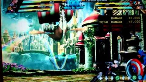 MvC 3 : Jill Feral Crouch "L loop" breakdown