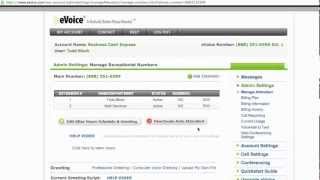 Virtual Phone Number Easy Setup and Walk Through of eVoice FULL HD