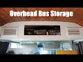 Toyota Coaster Bus Conversion - Overhead Storage Build