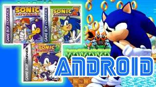 Sonic Advance Pack para ANDROID | My Boy Emulador screenshot 5