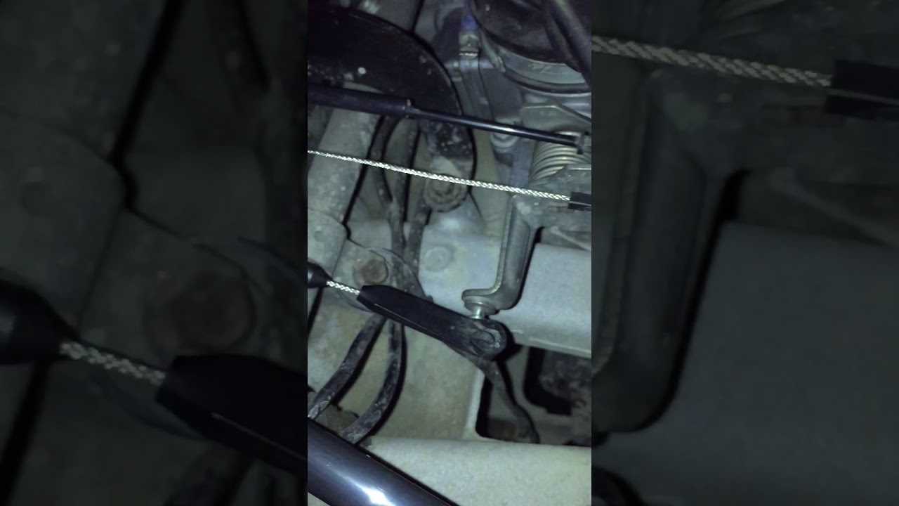 Jeep zj 4.0 set tv cable kickdown YouTube