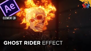 Ghost Rider 🔥💀FLAMING SKULL💀🔥 In After Effects screenshot 2