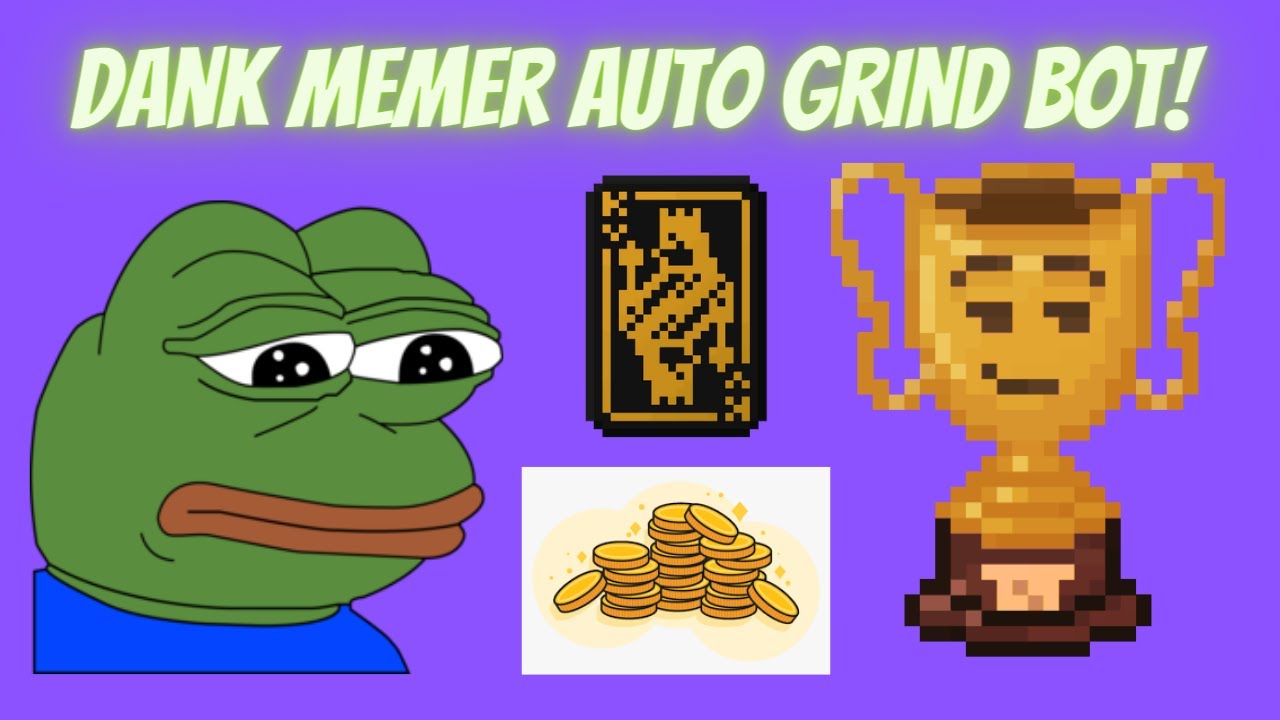 DANK MEMER AUTO GRINDER FOR NEW SLASH COMMANDS!!! (CHECK DESCRIPTION) #