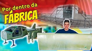 Como é uma FÁBRICA de AVIÕES - Por dentro da Montaer Aeronaves