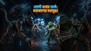 বোল্ট বনাম জর্ক: মহাকাশের মহাযুদ্ধ! | NEON CLAWS: Robot Cat vs Alien Warrior - Action Sci-Fi Story