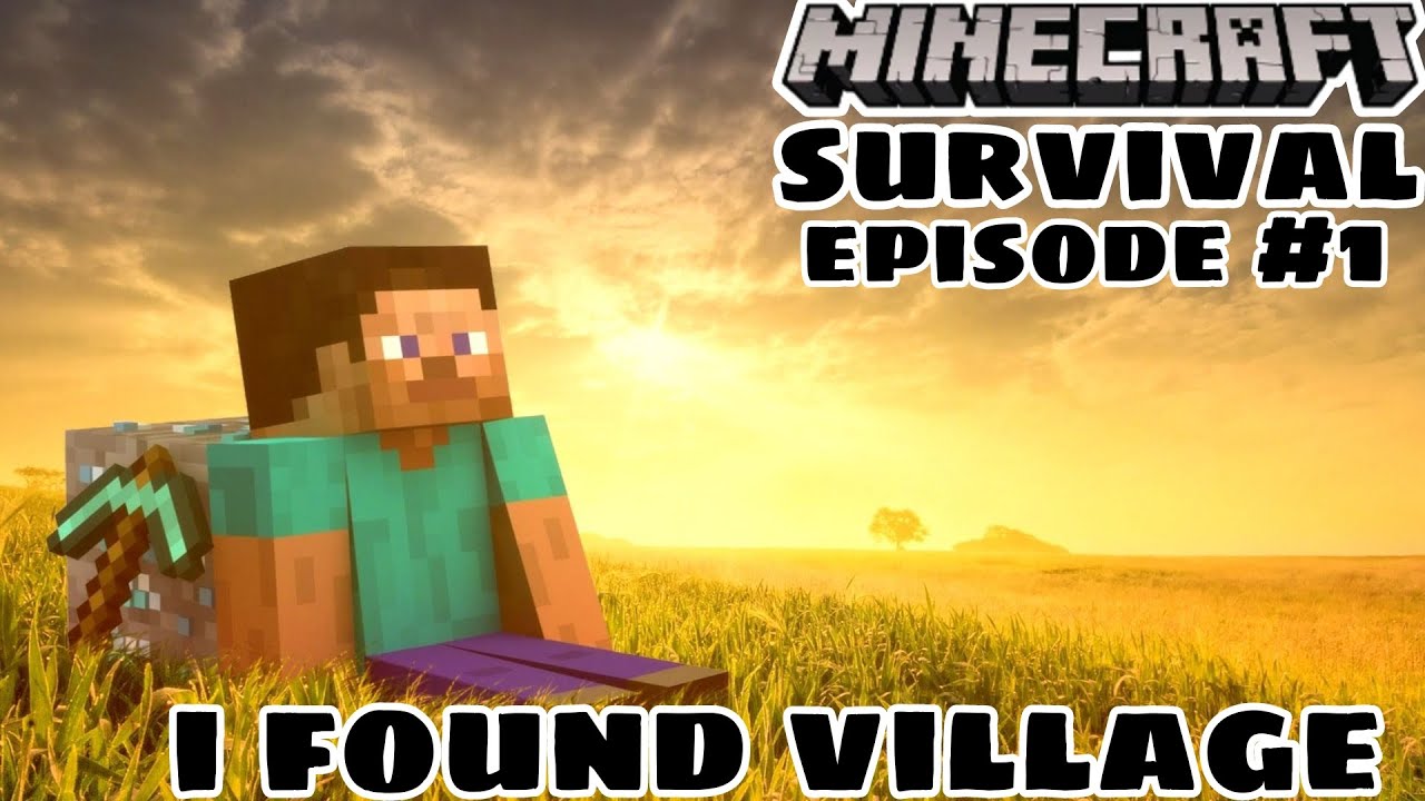 MY First Survival Series😍 Episode 1 || I Found Village #minecraft # ...