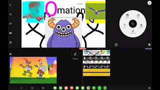 (LAST VIDEO OF KINEMASTER PREMIUM) Omation Monsters Logo Remake Speedrun be like 16.0x
