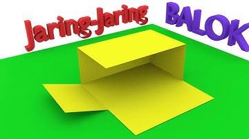 ANIMASI MATEMATIKA 3D materi JARING-JARING BALOK dan JARING-JARING KUBUS