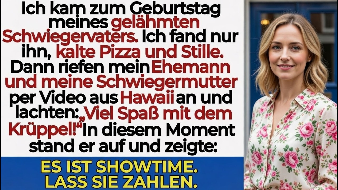 Meine Familie wählte Hawaii statt meines Geburtstags – dann sprach mein gelähmter Schwiegervater