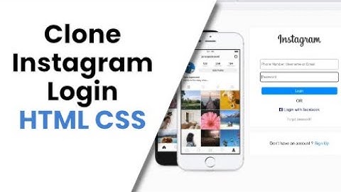 Clone Halaman Login Instagram HTML CSS | Clone login page instagram | Tutorial Indonesia pemula
