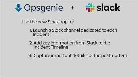 Slack App for Opsgenie Incident Management