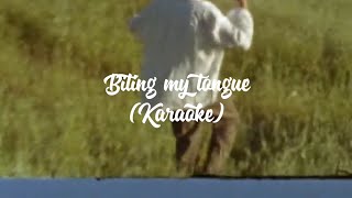 Joshua Bassett: Biting My Tongue (karaoke)