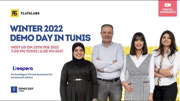 Deepera Pitch | Flat6Labs Winter 2022 Demo Day In Tunis | #F6LDemoDay