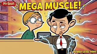 mr bean becomes super strong mr bean cartoons kids