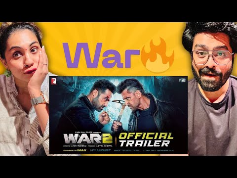 WAR 2 Official Trailer Reaction | Hrithik Roshan | NTR | Kiara Advani | Ayan Mukerji |