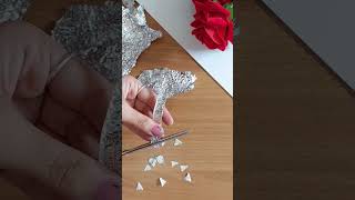Diy Wall Hanging Silver Foil Craft Stars Moon