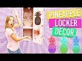 Back To School DIY PINEAPPLE Locker Decor | How To DIY Organization Ideas Kids Crafts