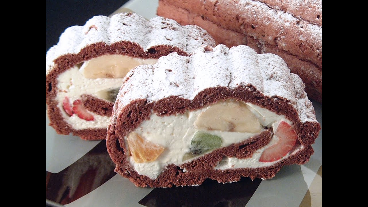 【楽らくクッキング】切り株ロールケーキ