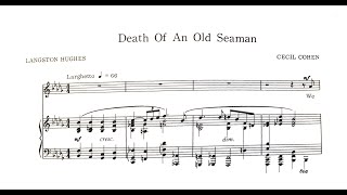 Death of an Old Seaman (Cecil Cohen) - Bb Minor Piano Accompaniment - Karaoke Resimi