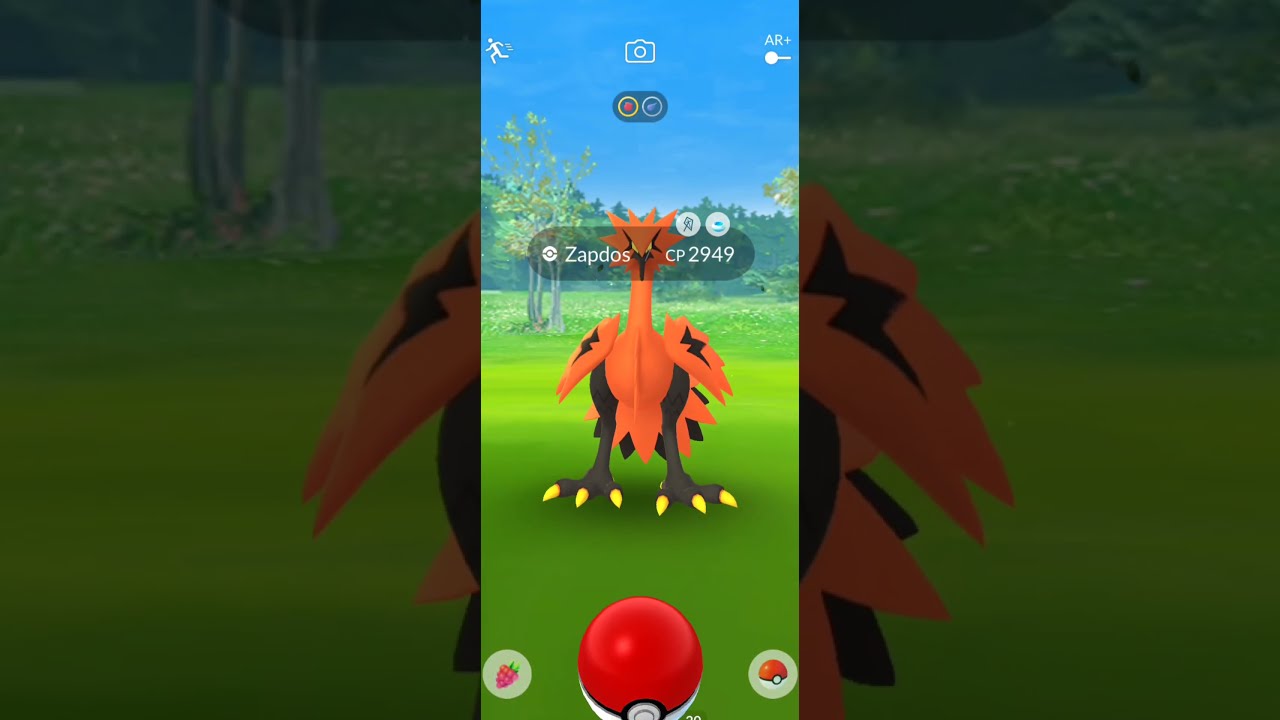 Shiny Articuno, Zapdos & Moltres Encounters in Pokemon GO #shorts