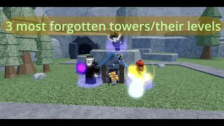 3 most forgotten towers/levels | NPC Tower Defense (Roblox)