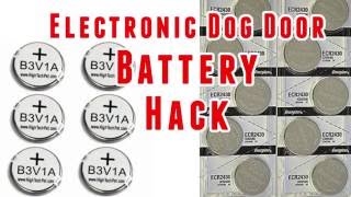 High Tech Pet Collar Battery Hack  B3V1A vs CR2430 Batteries