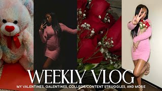 WEEKLY VLOG: My Valentines, Galentines, Content Struggles, and more!