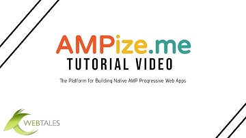 AMPize Tutorial | Build a PWA website with AMP using a Rest API