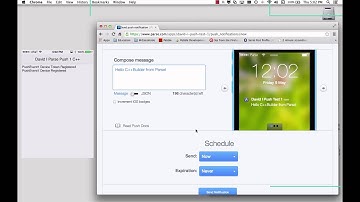 Push Notification Application Development for iOS and Android using C++