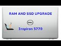 Upgrade RAM and SSD on Dell Inspiron 5770 (Step-by-Step Guide)