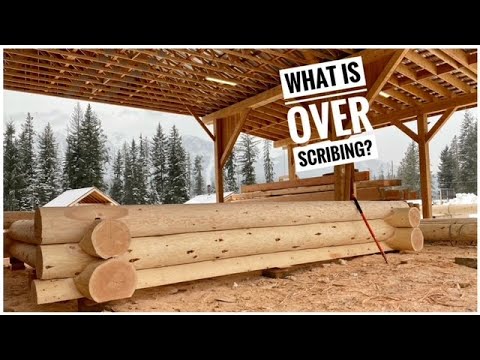 Over Scribing: What is it? Why use it and how does it work? #logbuilding #logscribing #overscribing