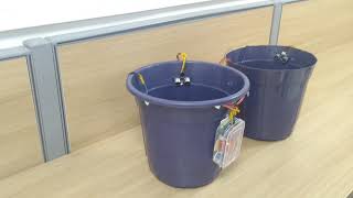 Automated Waste management robot - Sensors and LCD test