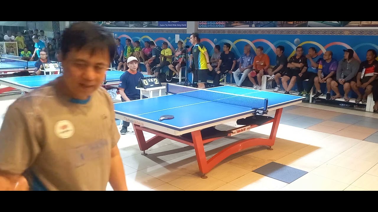 YOHANES (ALLADIN) VS DAVID (VASA)..16 BESAR SINGLE VOOR N VOOR ARTINDO CUP..YOHANES VOOR 2