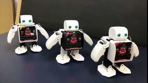 PLEN:bit : Sensor controlled Robot using the micro:bit