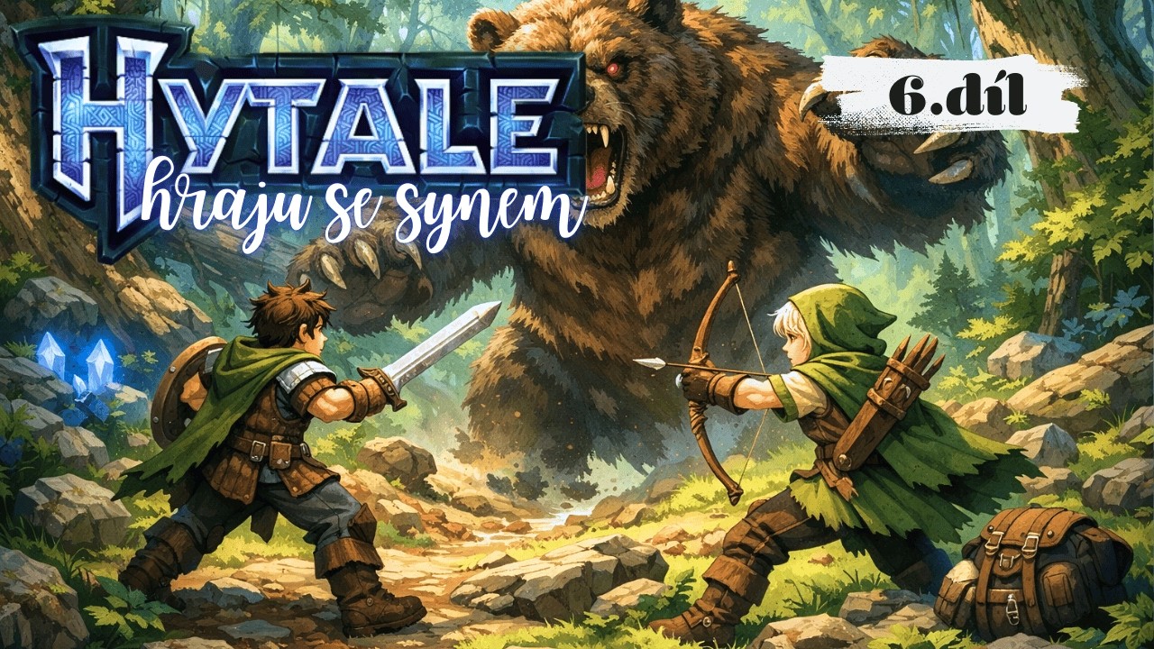 PŘEŽILI JSME DALŠÍ NOC! 🏹 Filip staví plot a já jdu do boje! 💀 #6 | HYTALE SURVIVAL CZ
