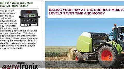 Agratronix BHT-2 Advanced Baler-Mounted Hay Moisture Tester