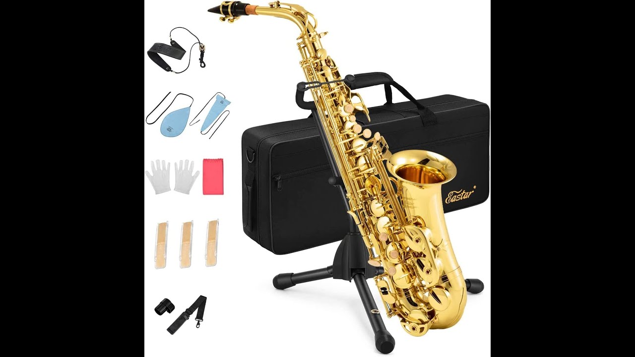 Eastar AS Ⅱ Student Alto Saxophone E Flat Gold Lacquer Alto