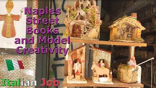 Naples May 2024  Books and Nativity Models