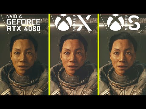 Starfield -  PC RTX 4080 vs Xbox Series X vs Xbox Series S Graphics Comparison