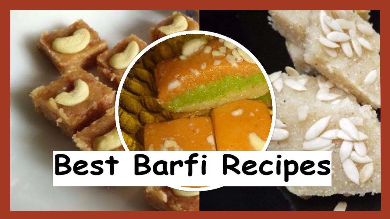 Best Barfi Recipes | Types of Barfi Recipes | Diwali Special Sweets Recipes by Healthy Kadai