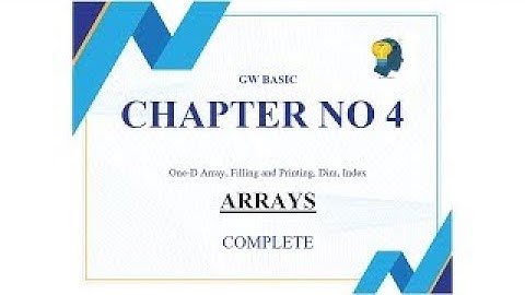 GW BASIC CHAPTER 4 CLASS 10TH #mylifewithtech