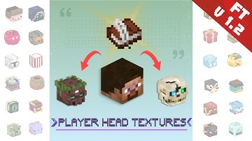 Player Head Textures v1.2 showcase