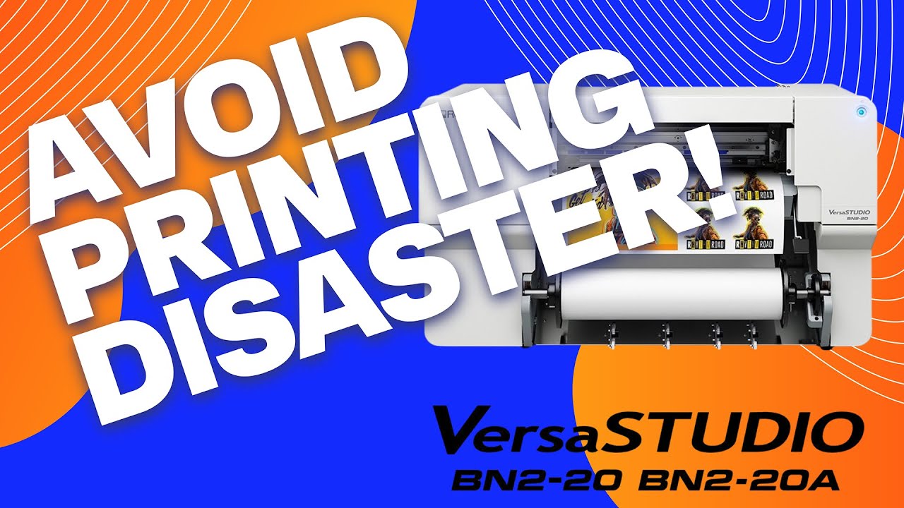 How to Check Media Length: Versaworks Roland BN2-20A - YouTube