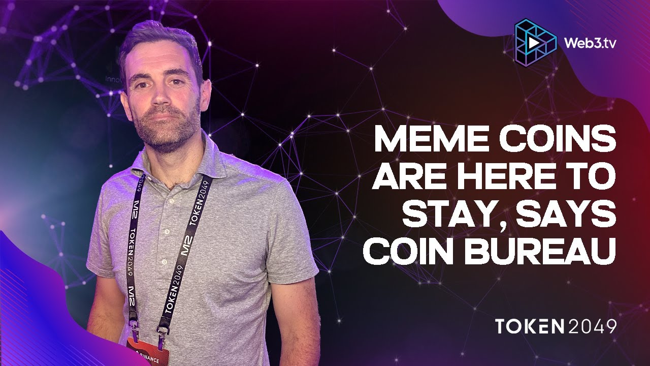 Guy Turner, Influencer of Coin Bureau at Token 2049 Dubai 2024