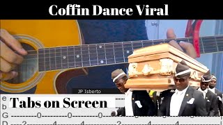 Coffin Dance Viral Astronomia Fingerstyle Guitar Cover Free Tabs