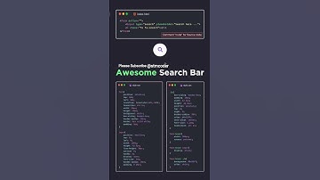 Animated Search Bar (HTML/CSS) – Hover Animation Tutorial #shorts