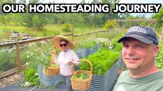First BIG Harvest from the Garden - Our Homesteading Journey