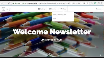 Spark Page - PDF Publishing Option