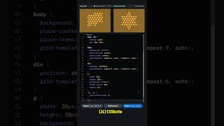 CSS Battle #156 - Chinese Checkers | Solution screenshot 1