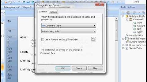 Balance Sheet in Crystal Reports | Sorting Assets, Liabilities & Equity Correctly | ReportingGuru